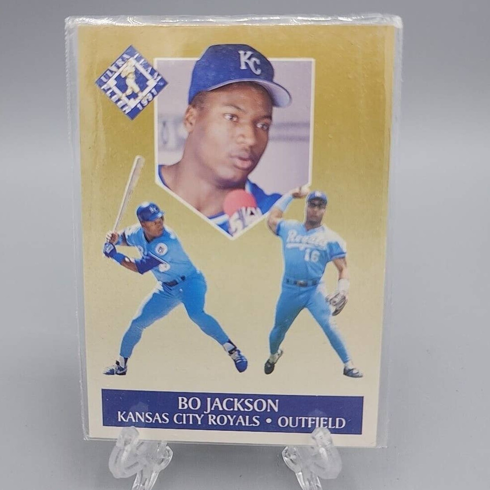 Bo Jackson 1991 Fleer Ultra Team#6 of 10 Kansas City Royals Insert Trading Card